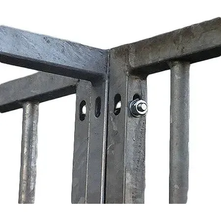 1.5 x 1.84m LEFT DOOR - Heavy-duty Galvanized Dog Run Panel - Mesh