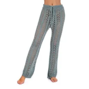 Crochet Hollow Out Swimsuit Cover Up Pant