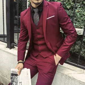 Formal Groom Wedding Suit Set