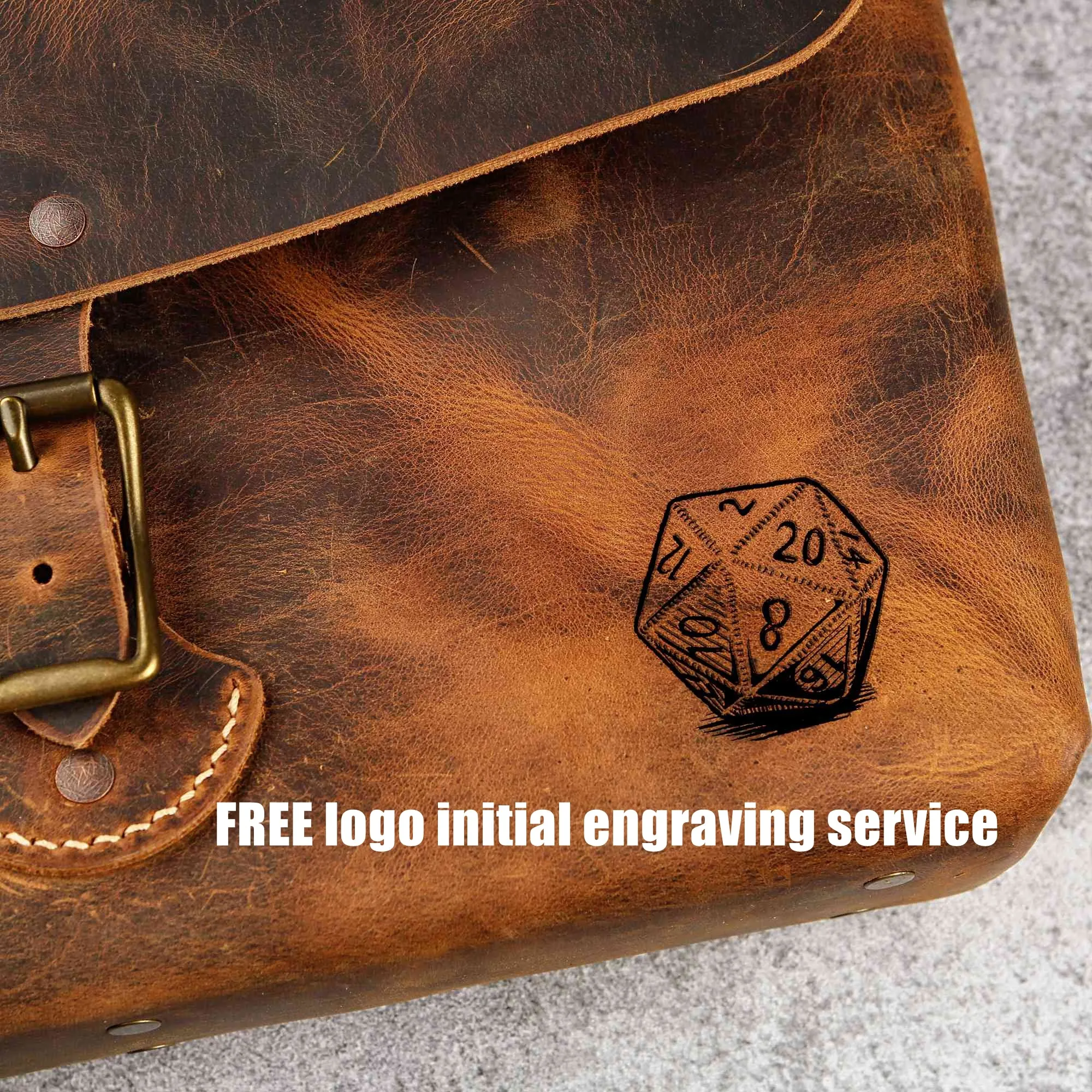 Genuine leather mens stachel bag , small minimal designer messenger shoulder bag