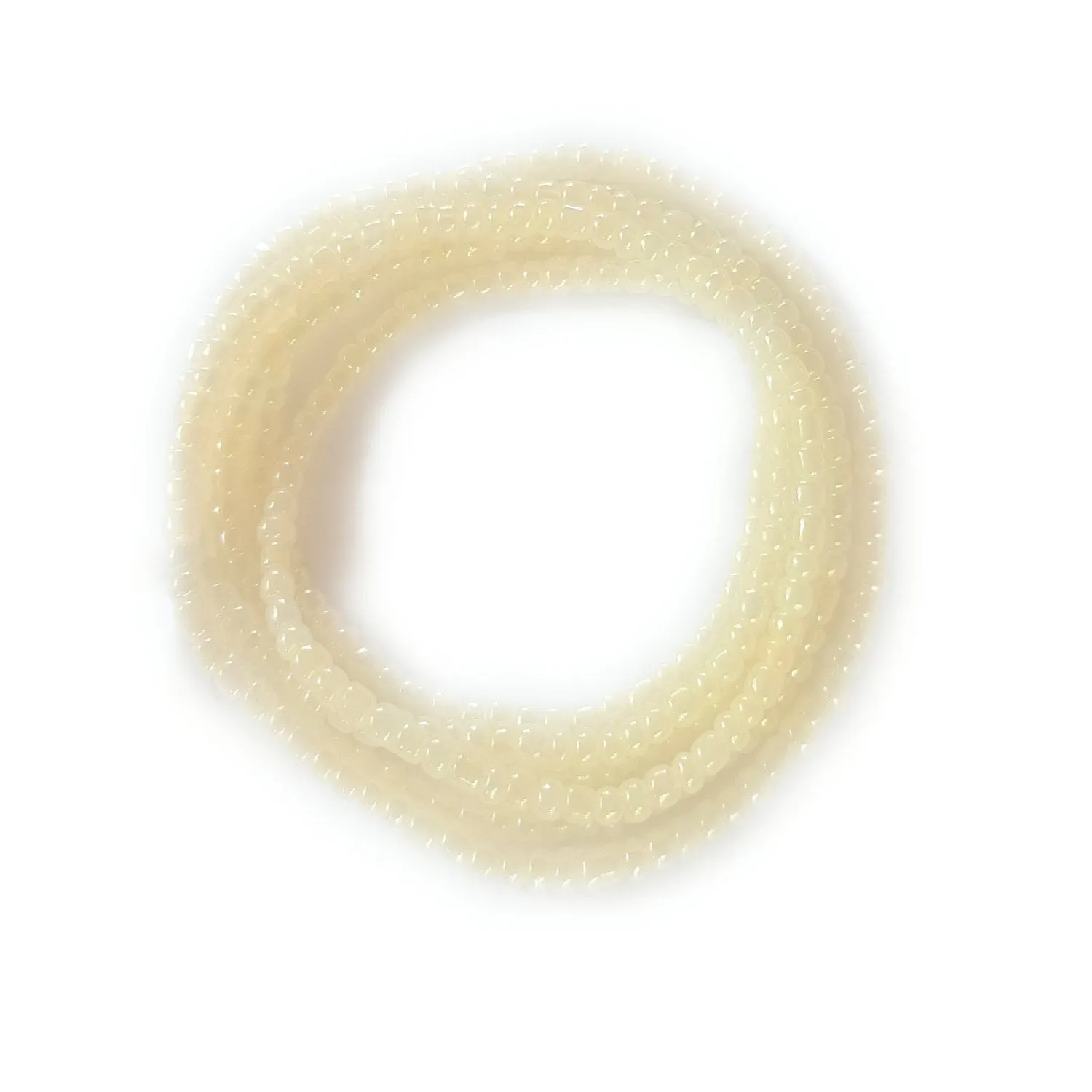 Glossy Solid Color Waist Beads, Variety Colors, 44-Inch Tie-on Cotton Strings