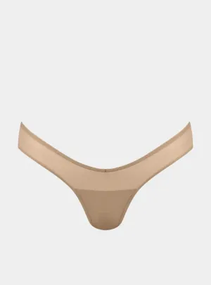 I.D. Line Fine Mesh Nude V-Thong