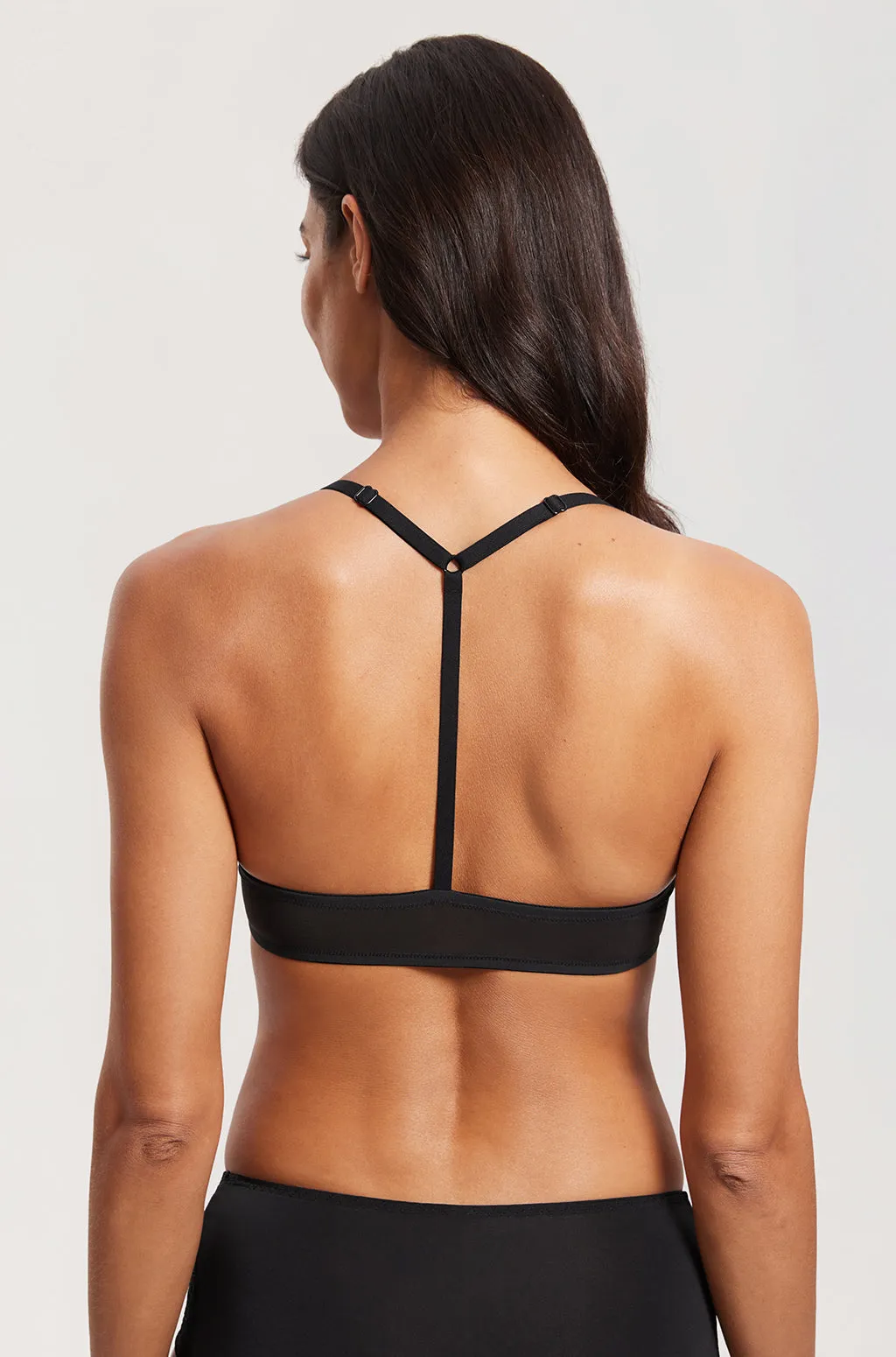 Lacy Mesh Front Closure Bra