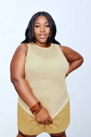 Mila Ribbed Sleeveless Top