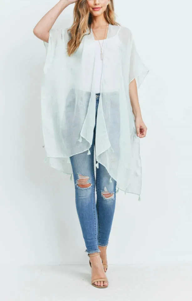 Mint Star Kimono