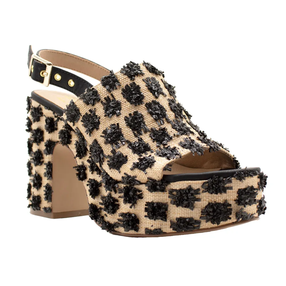 Missoula Raffia Platform Sandals
