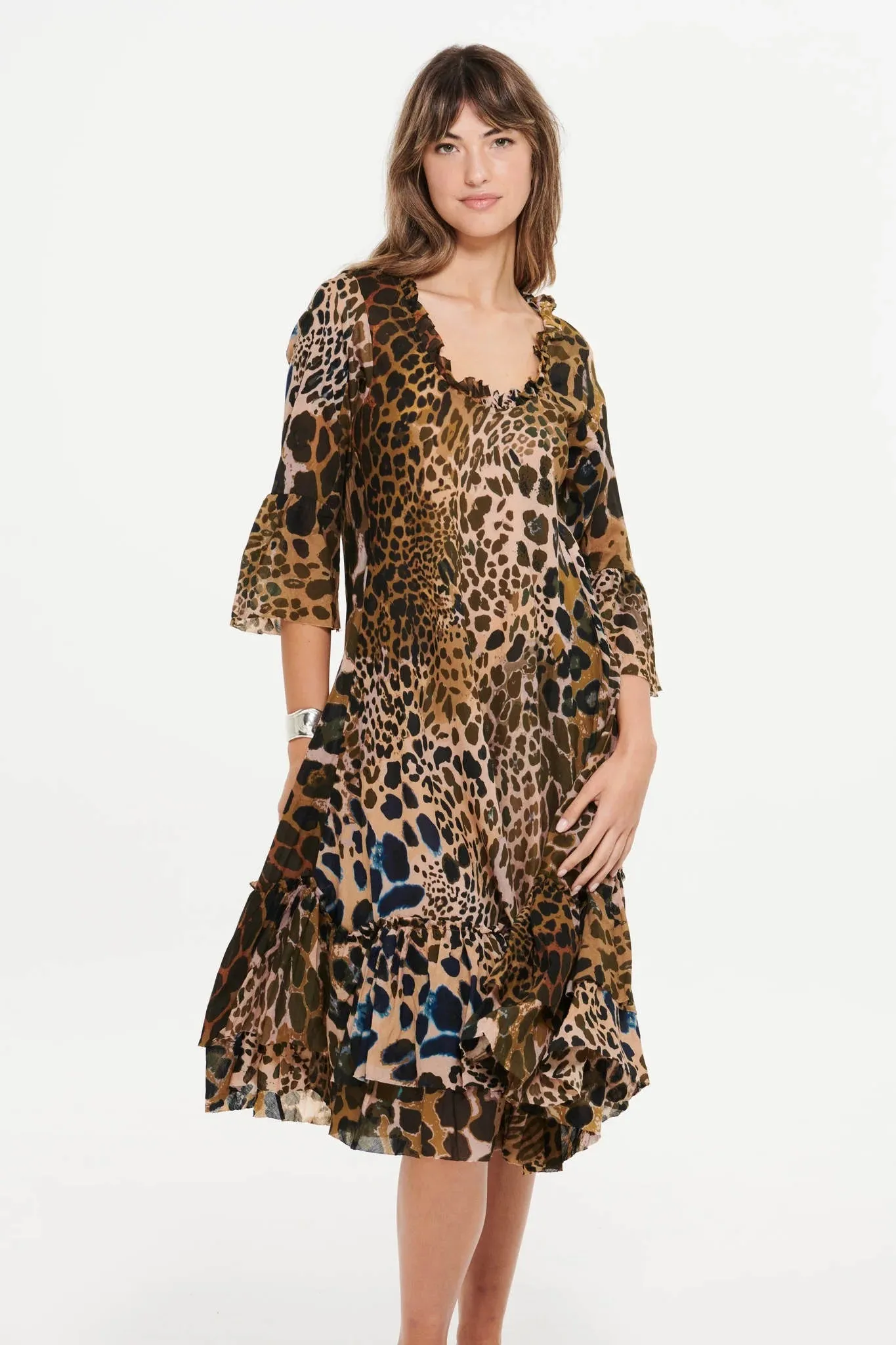 ONESEASON DRESS VALENTINA SERENGETTI 23-07583-605