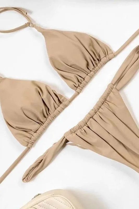 SN343 Halter Neck Bikini Swimwear