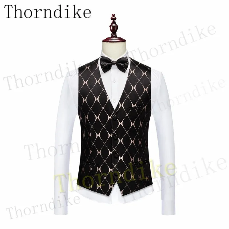 Suit Fashion Formal Business Slim Fit 3-Pieces Blazers Tuxedo Wedding Men Suits Groom Suit
