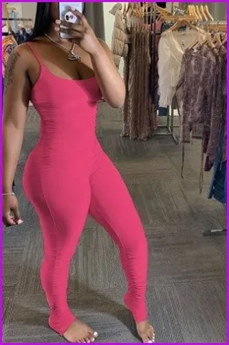 Summer Casual Long Jumpsuit F671