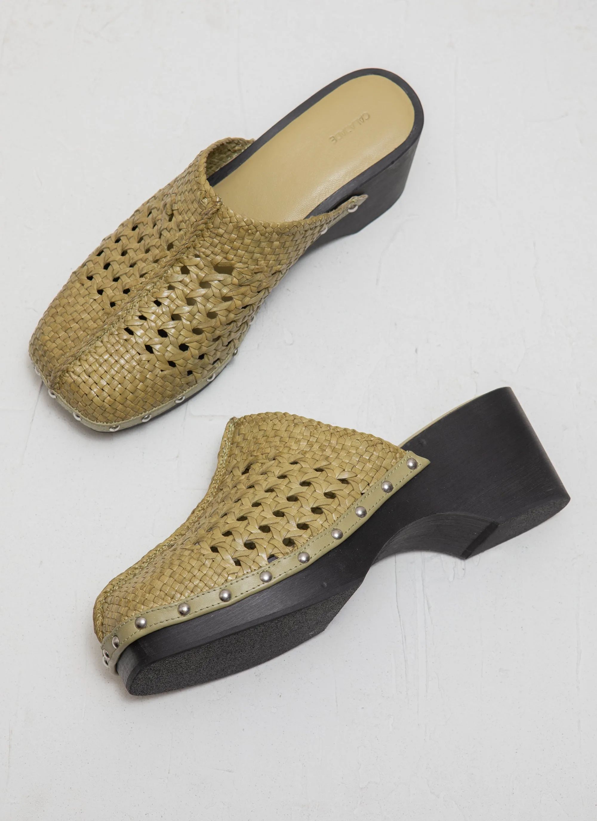 YVONE Pistachio clog